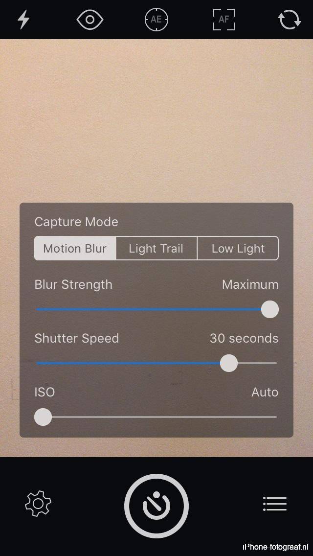 lange belichting iphone