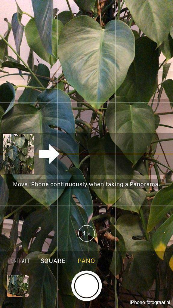 The iPhone pano mode