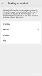 jpg kwaliteit instellen op je iphone