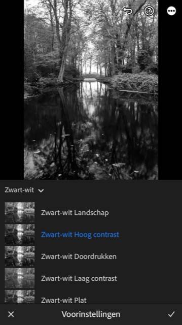 Lightroom CC Mobile voor je iPhone