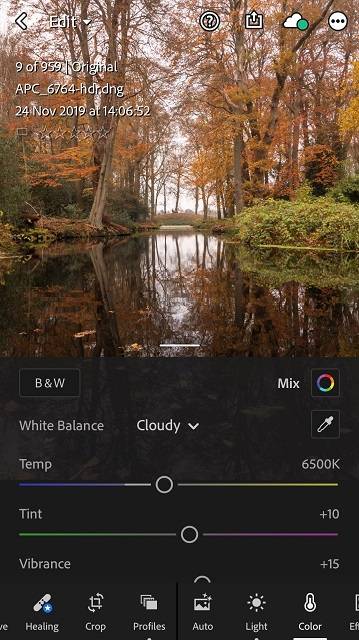 edit raw photos on your iPhone