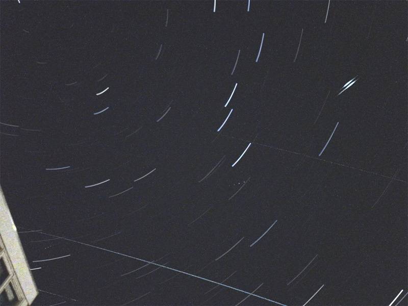 iPhone star trails